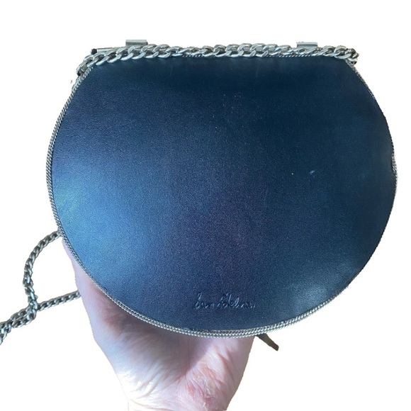 SAM EDELMAN Aria Mini Circle Handbag Hard Shell Chain Strap - Picture 4 of 7